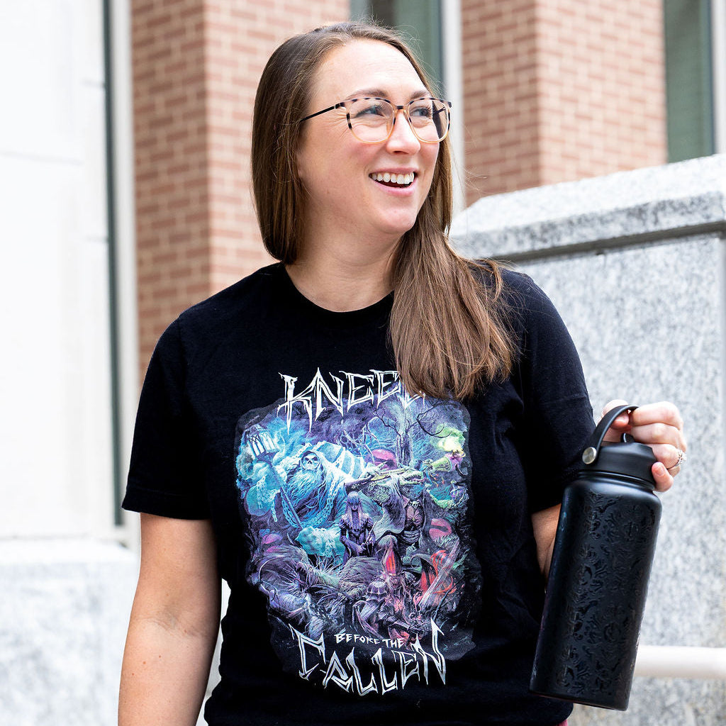 Kneel Before The Fallen Heavy Metal Touring Tee