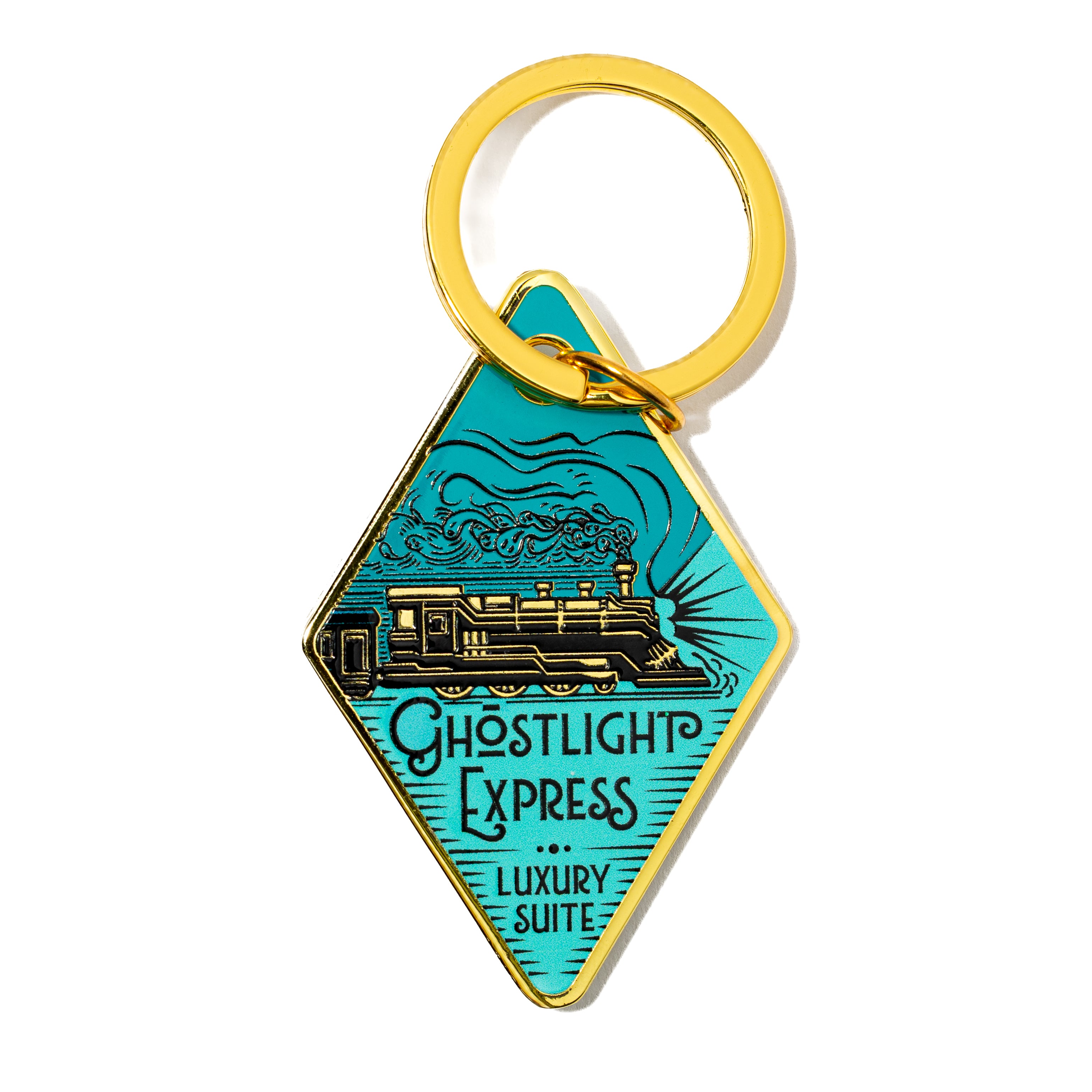 Ghostlight Express Enamel Keychain