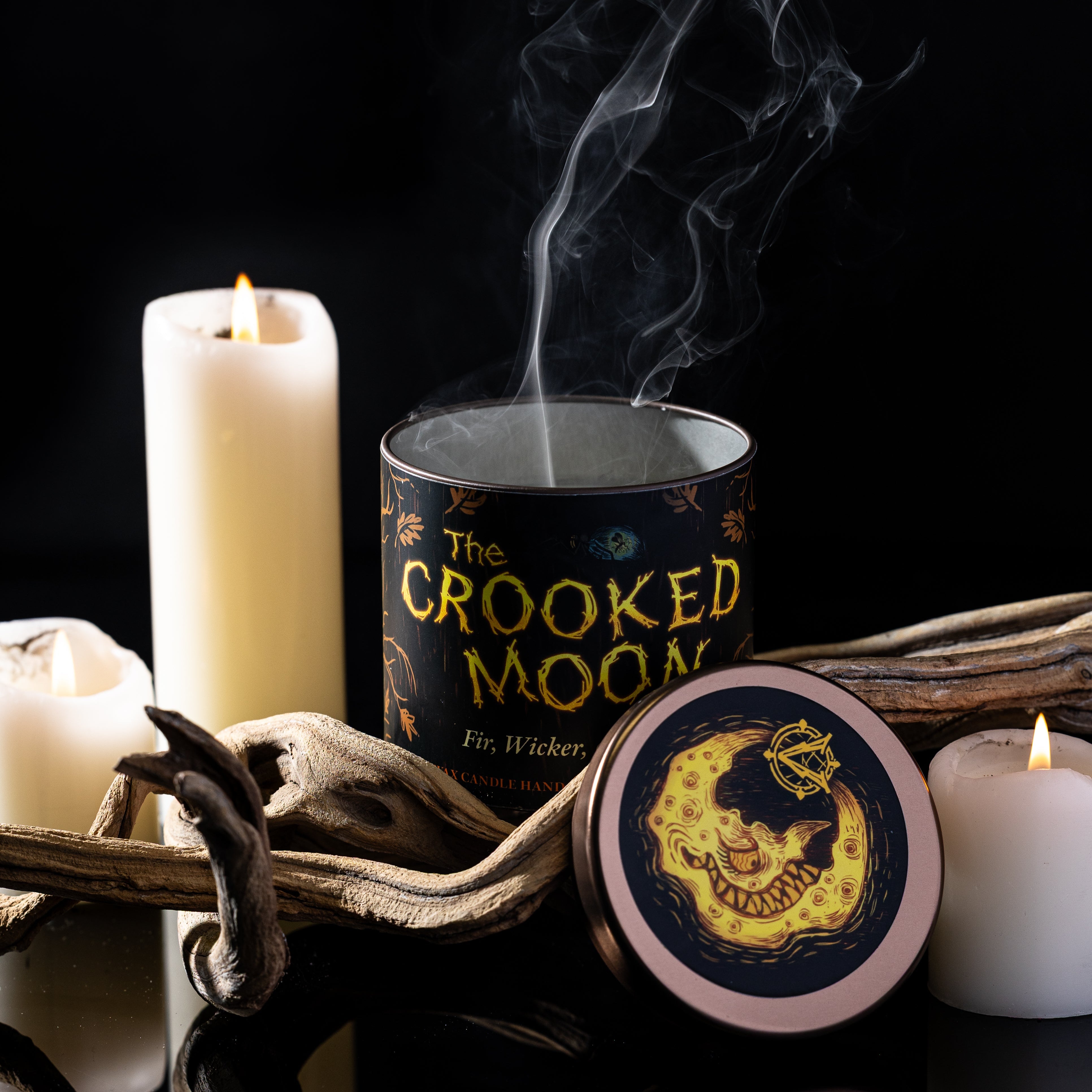 Avantris x Cantrip Candles "The Crooked Moon" 11.5oz Candle