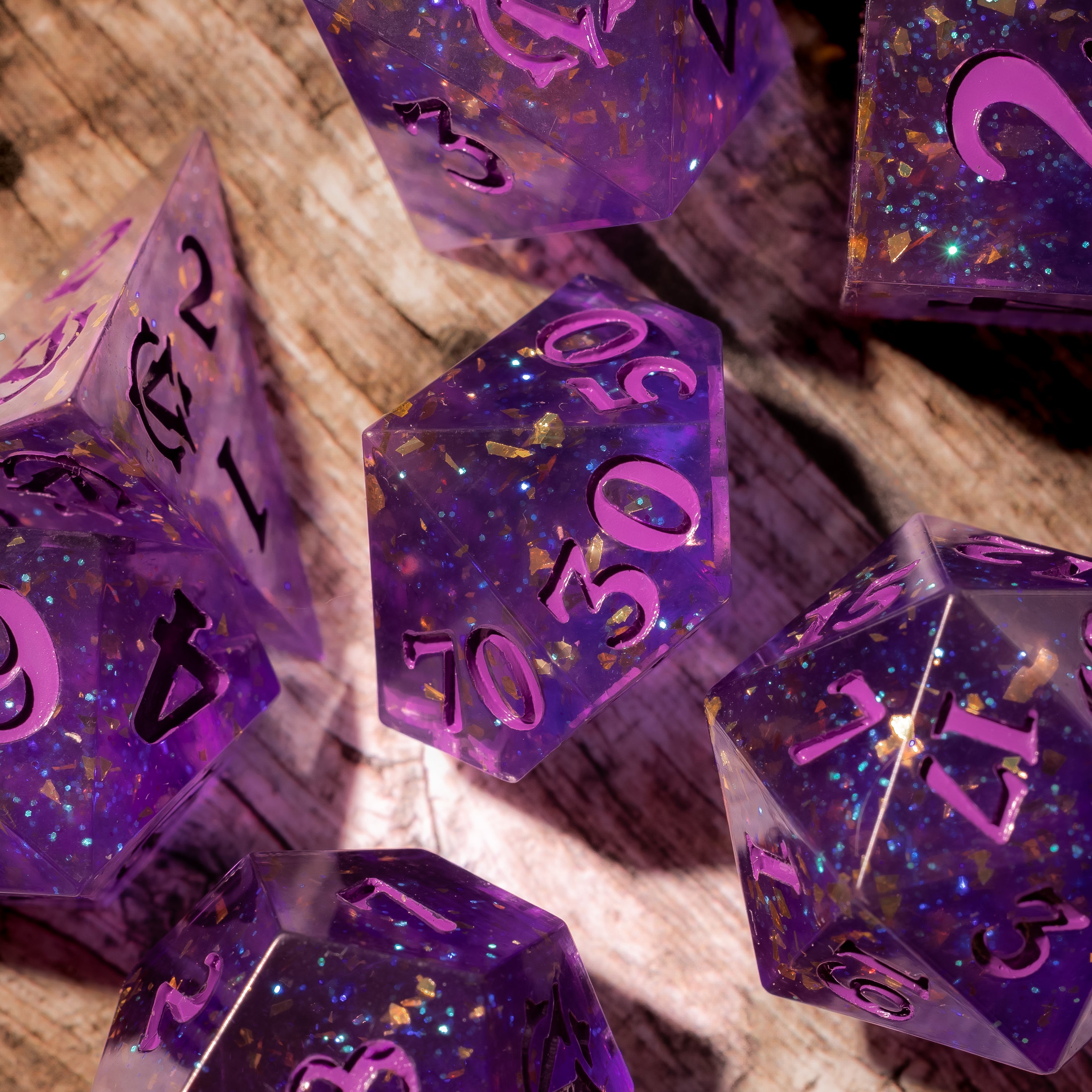 Stardust Rhapsody Resin Dice Set
