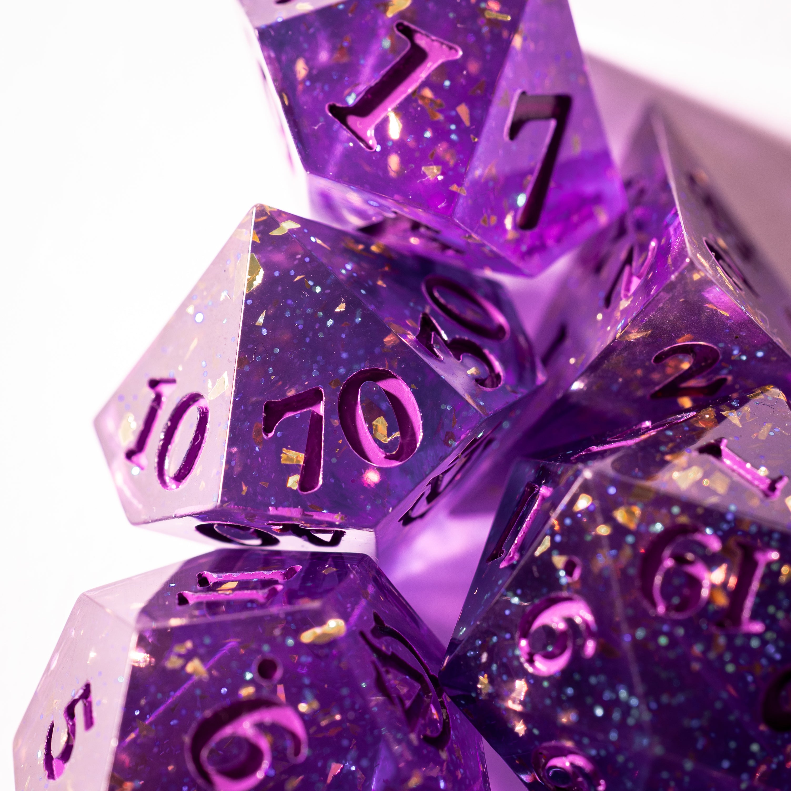 Stardust Rhapsody Resin Dice Set