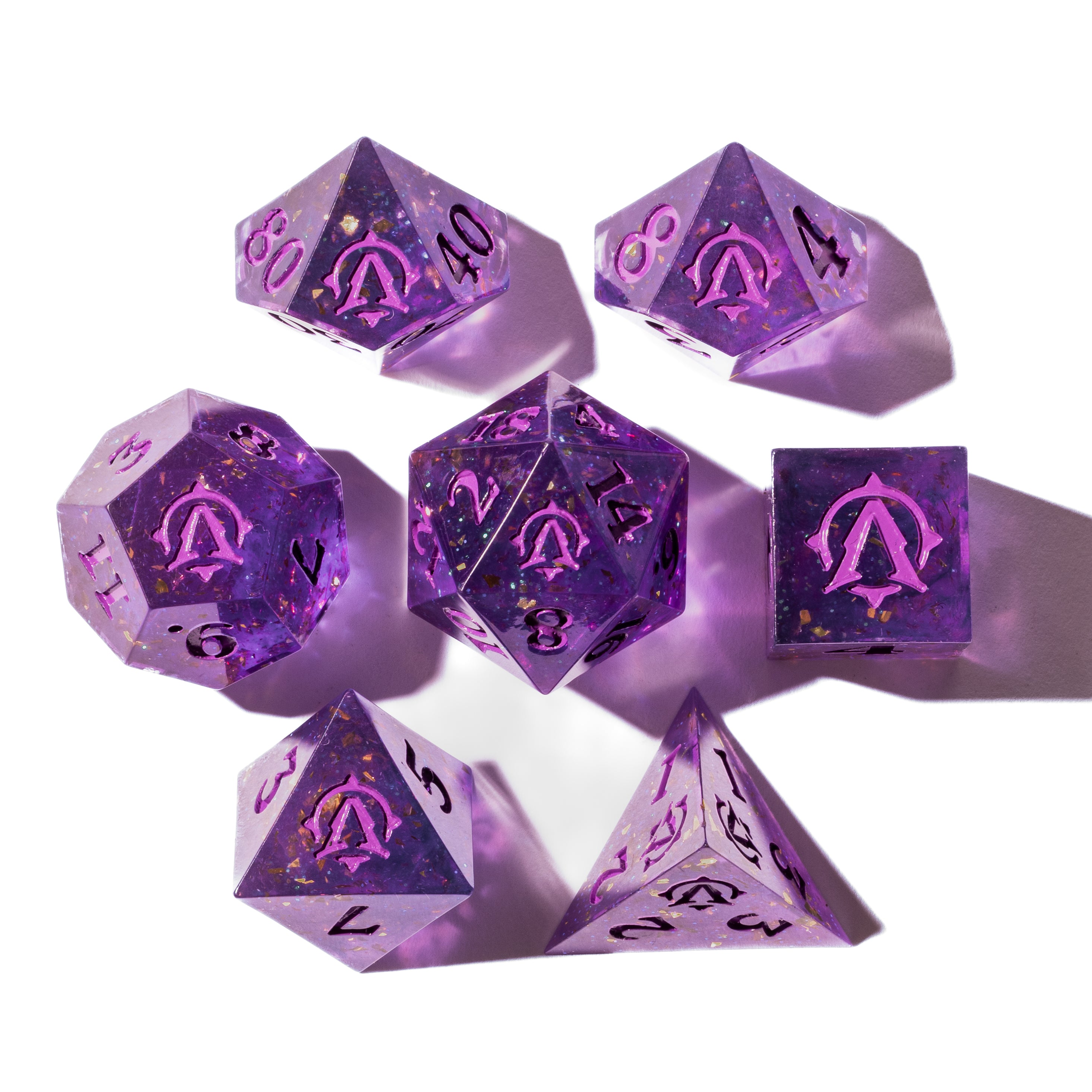Stardust Rhapsody Resin Dice Set