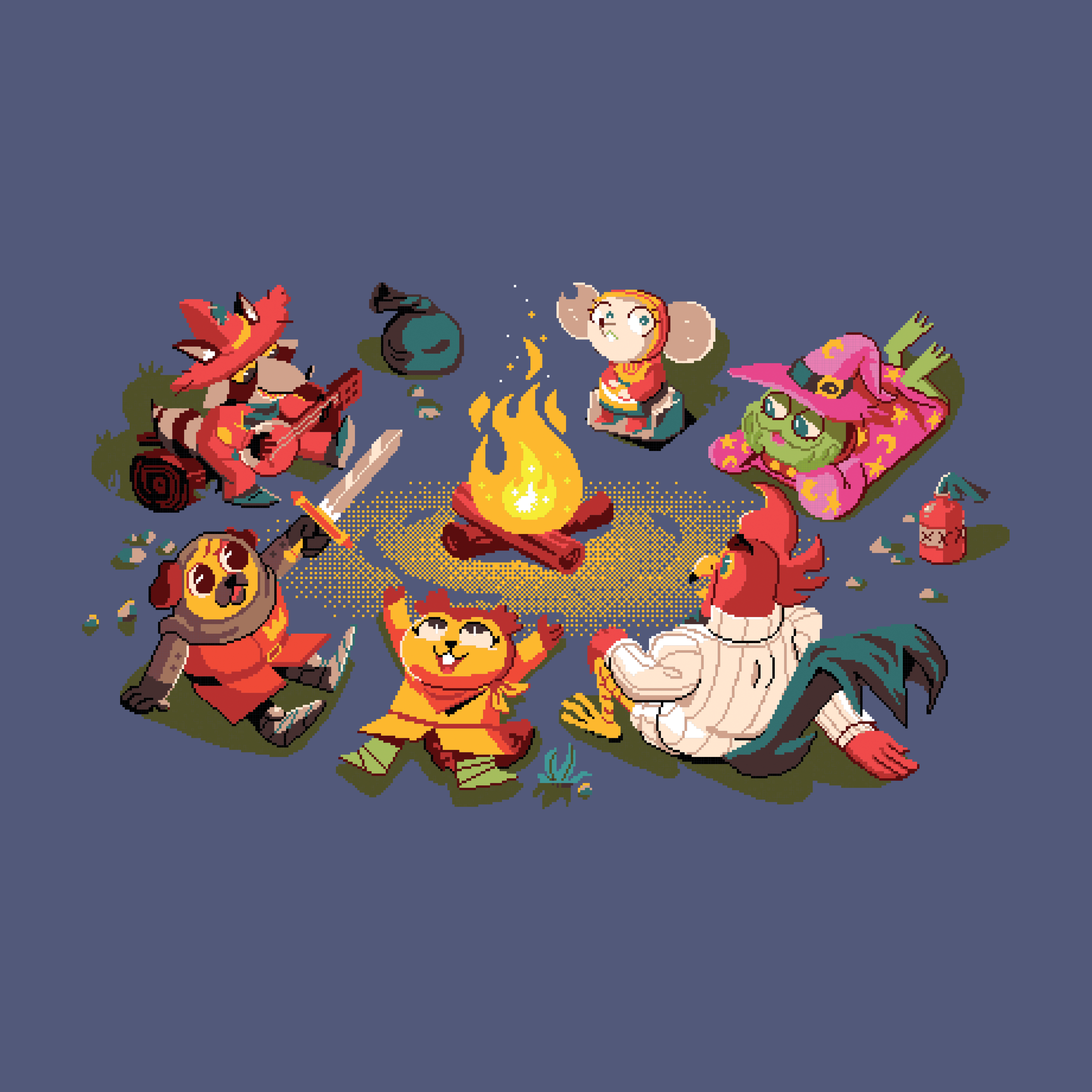 Uprooted Party Campfire Tee