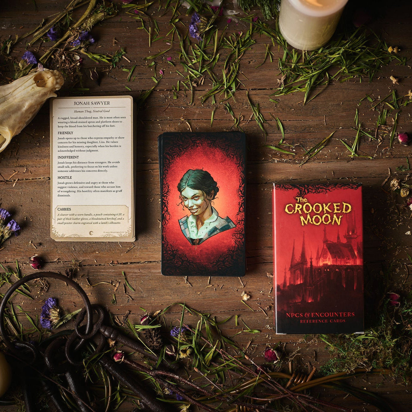 Crooked Moon NPCs & Encounters Reference Deck