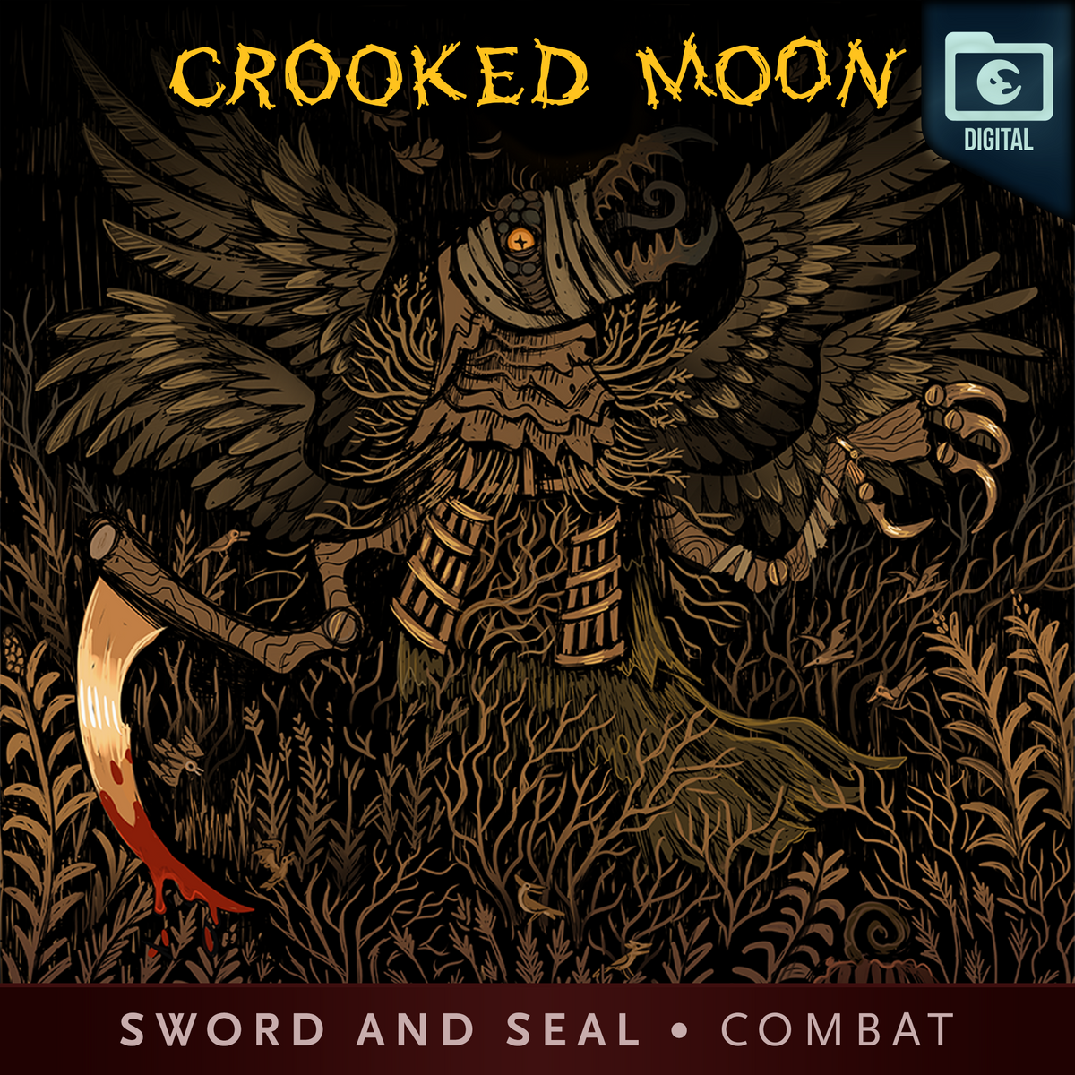Sword and Seal - Crooked Moon Combat Music Album by The Blasting Company - MP3 Download