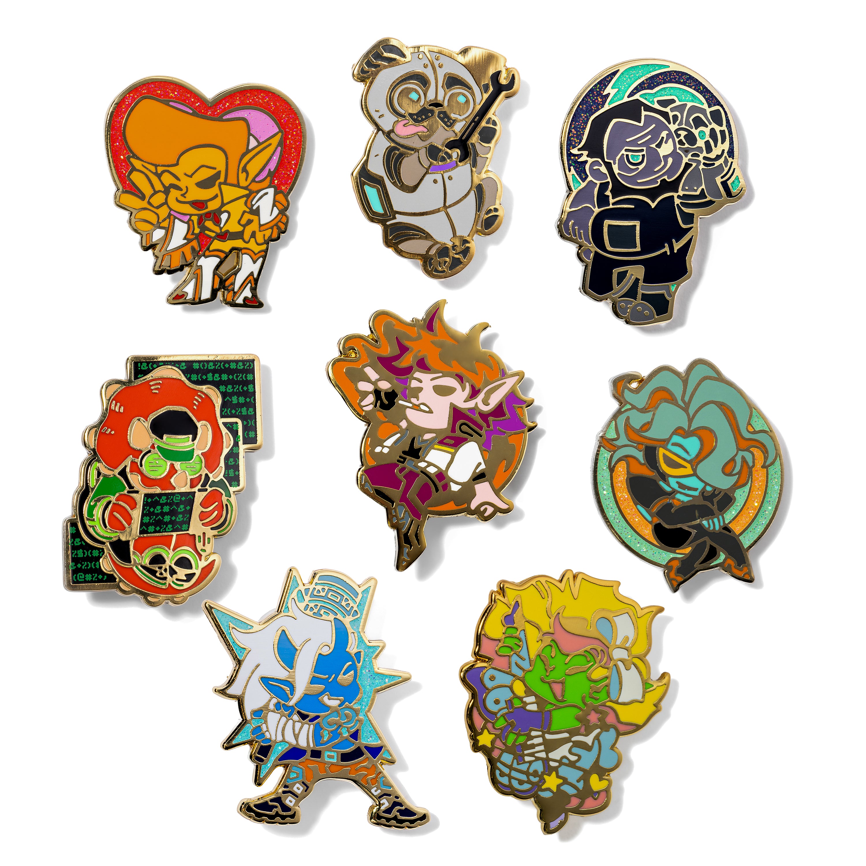 邦楽 MYPROOF / shining stardust Stardust Rhapsody Full Party Enamel Pin Bundle – Avantris