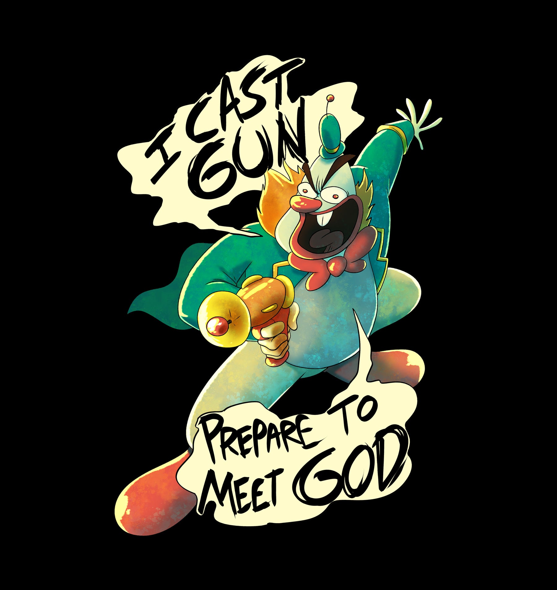 Chuckles "I Cast Gun" Tee