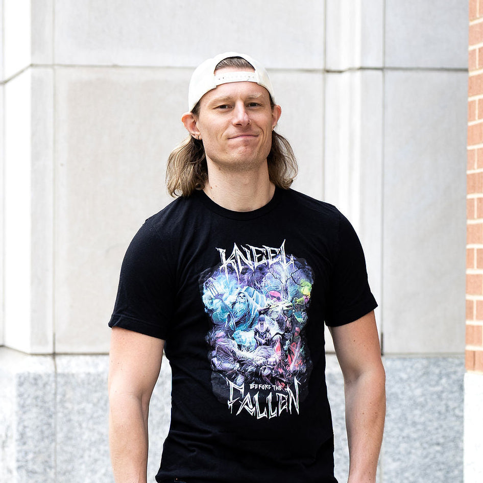 Kneel Before The Fallen Heavy Metal Touring Tee