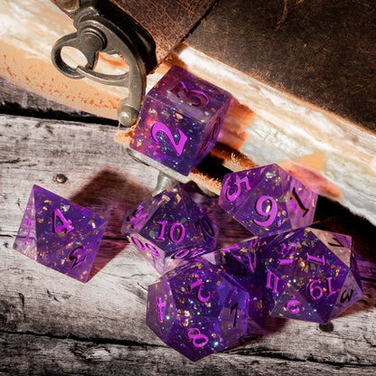 Stardust Rhapsody Resin Dice Set