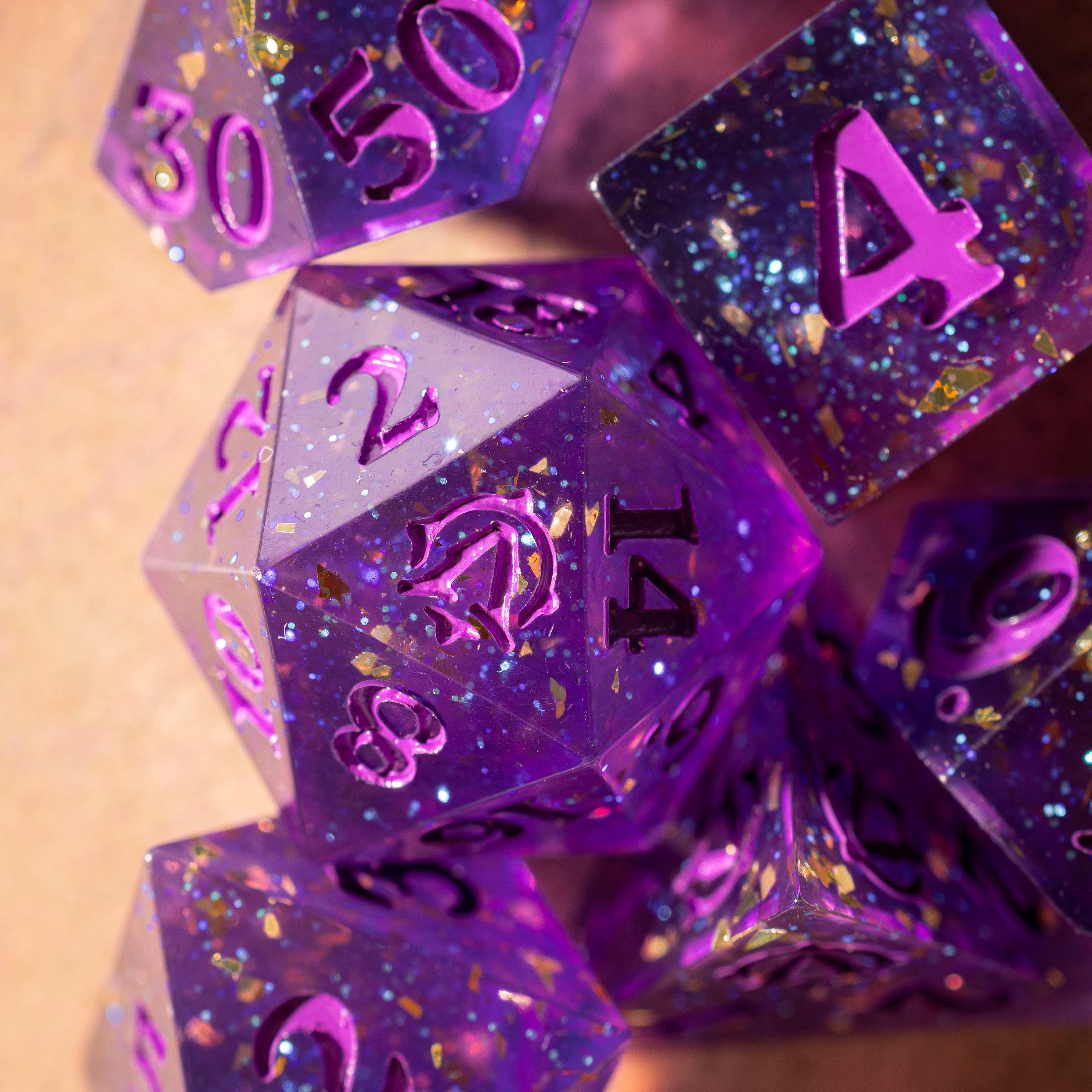Stardust Rhapsody Resin Dice Set
