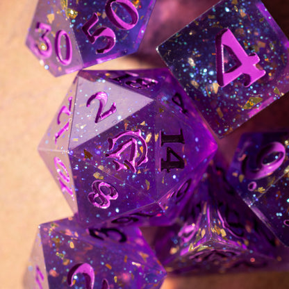 Stardust Rhapsody Resin Dice Set