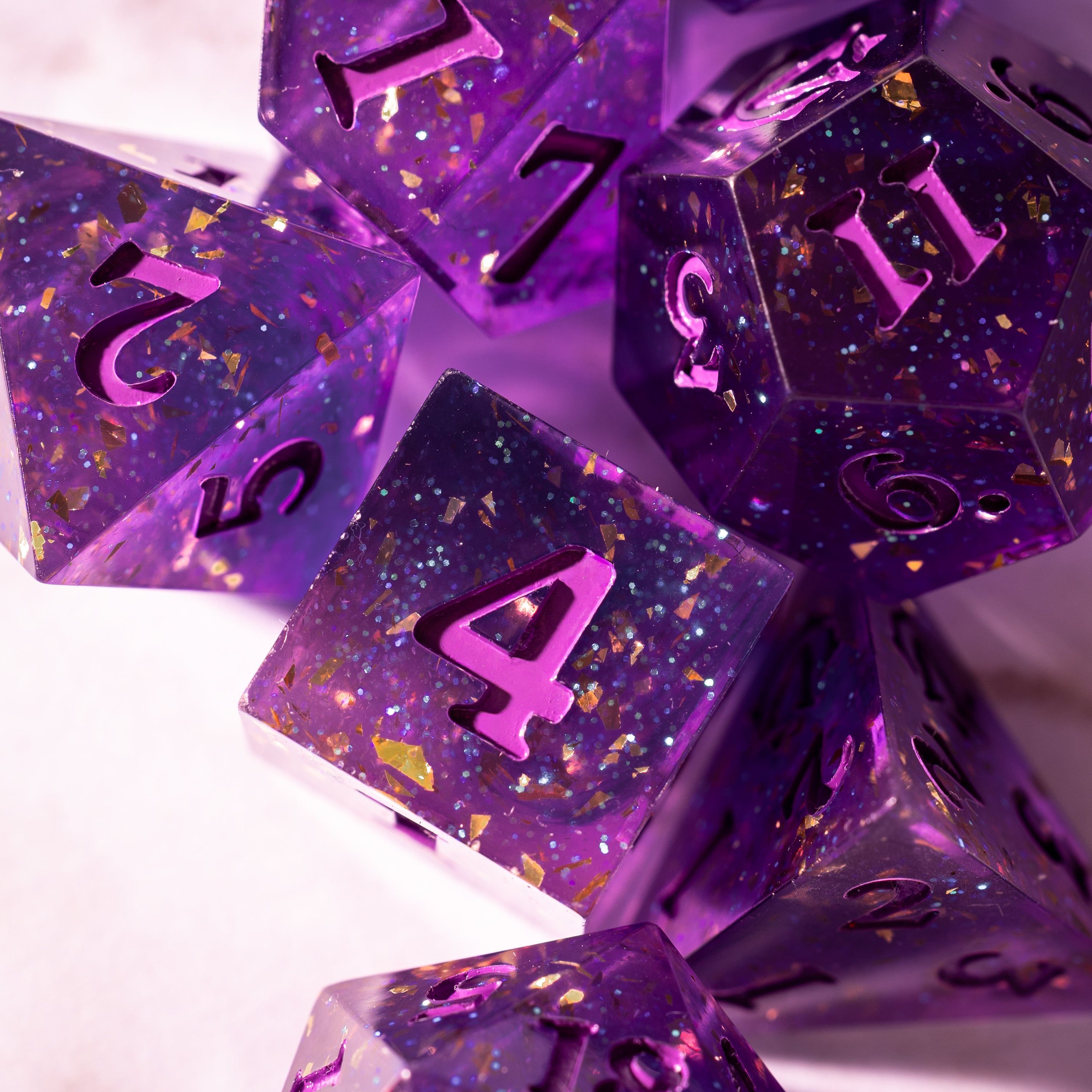 Stardust Rhapsody Resin Dice Set