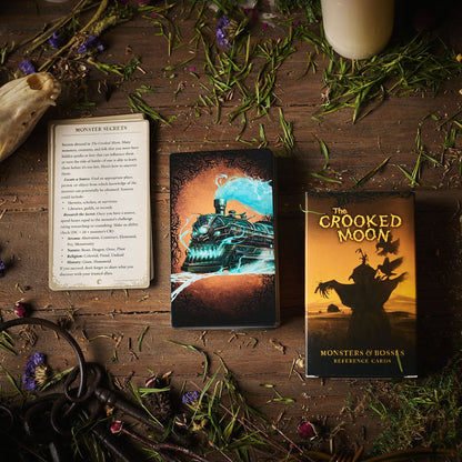 Crooked Moon Monsters & Bosses Reference Card Deck