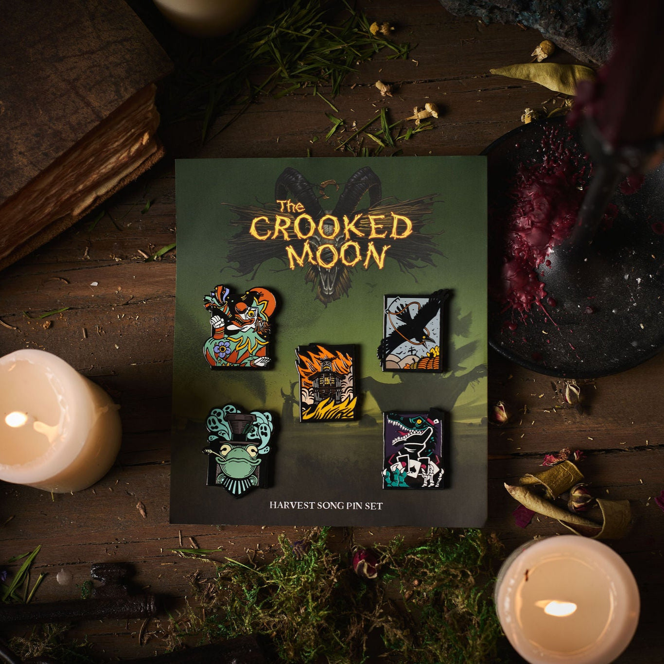 Crooked Moon Complete Pin Set Bundle