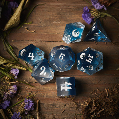 Crooked Moon Resin Dice Set Bundle