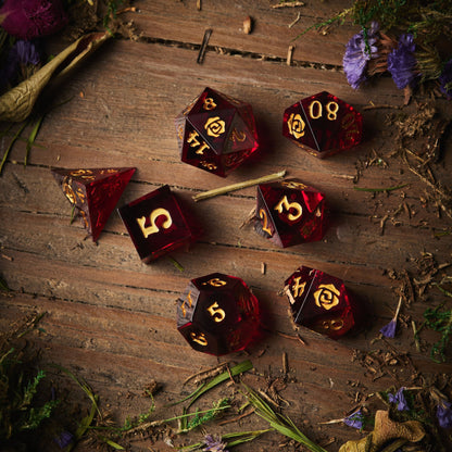 Crooked Moon Resin Dice Set Bundle