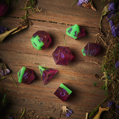 Crooked Moon Resin Dice Set Bundle