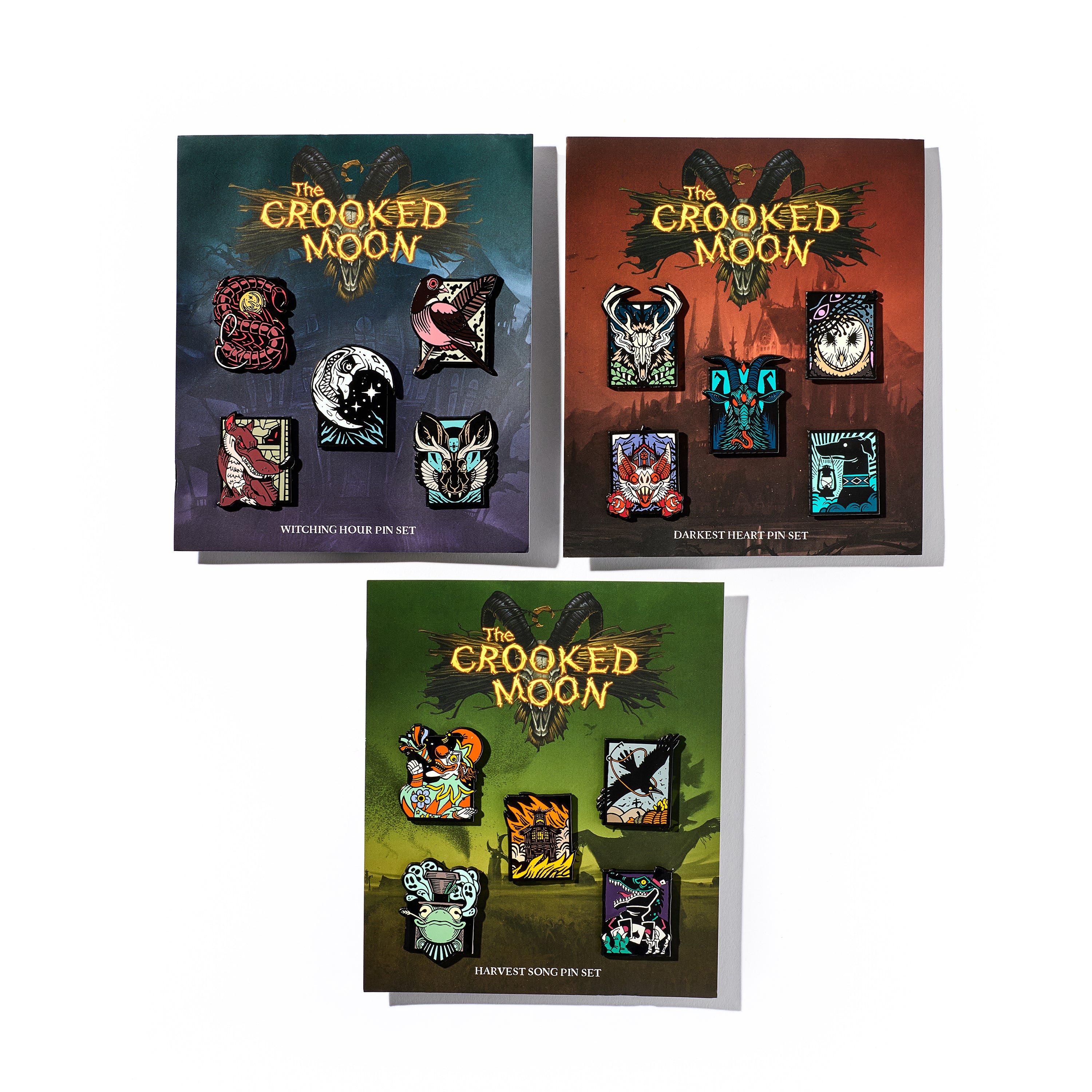 Crooked Moon Complete Pin Set Bundle