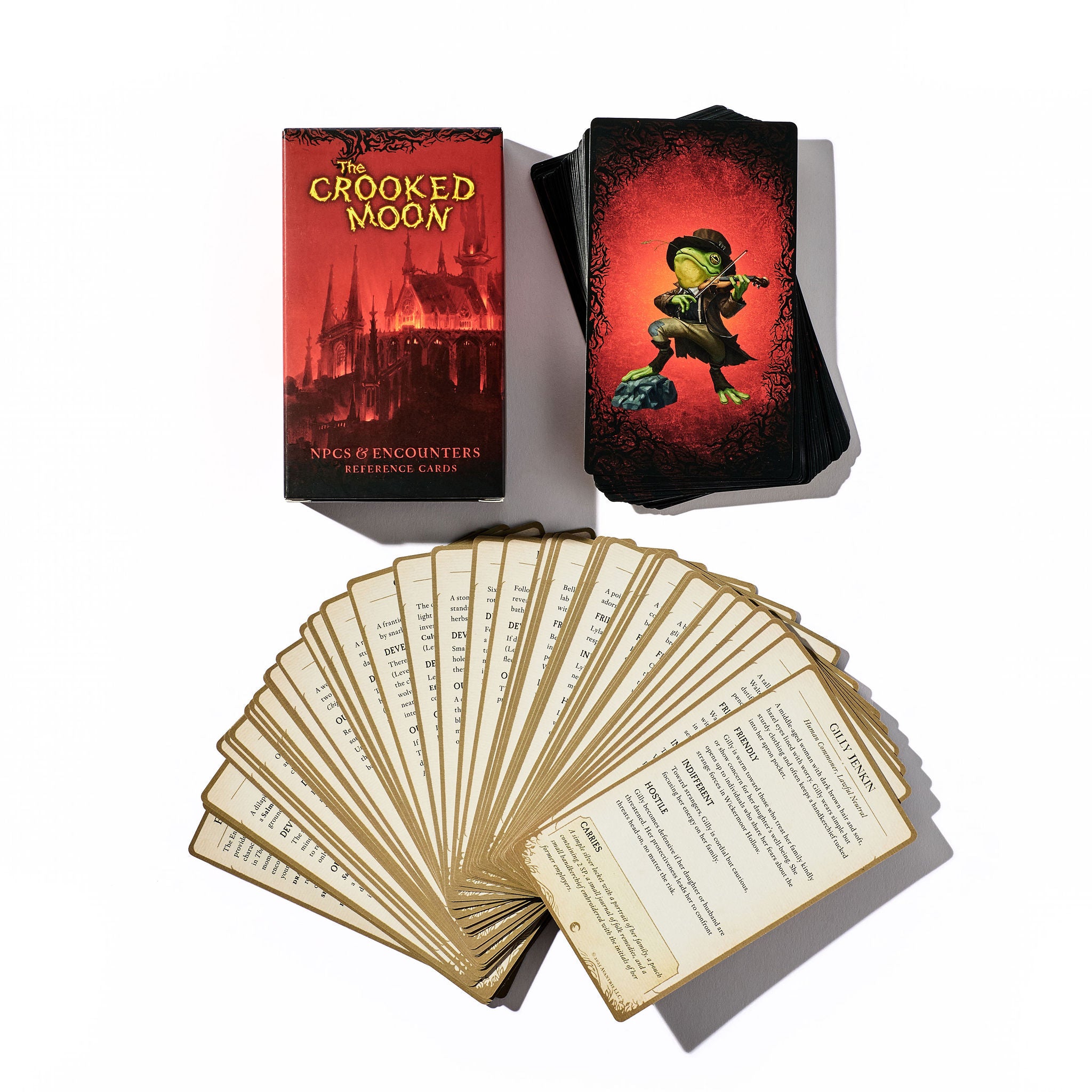 Crooked Moon NPCs & Encounters Reference Deck