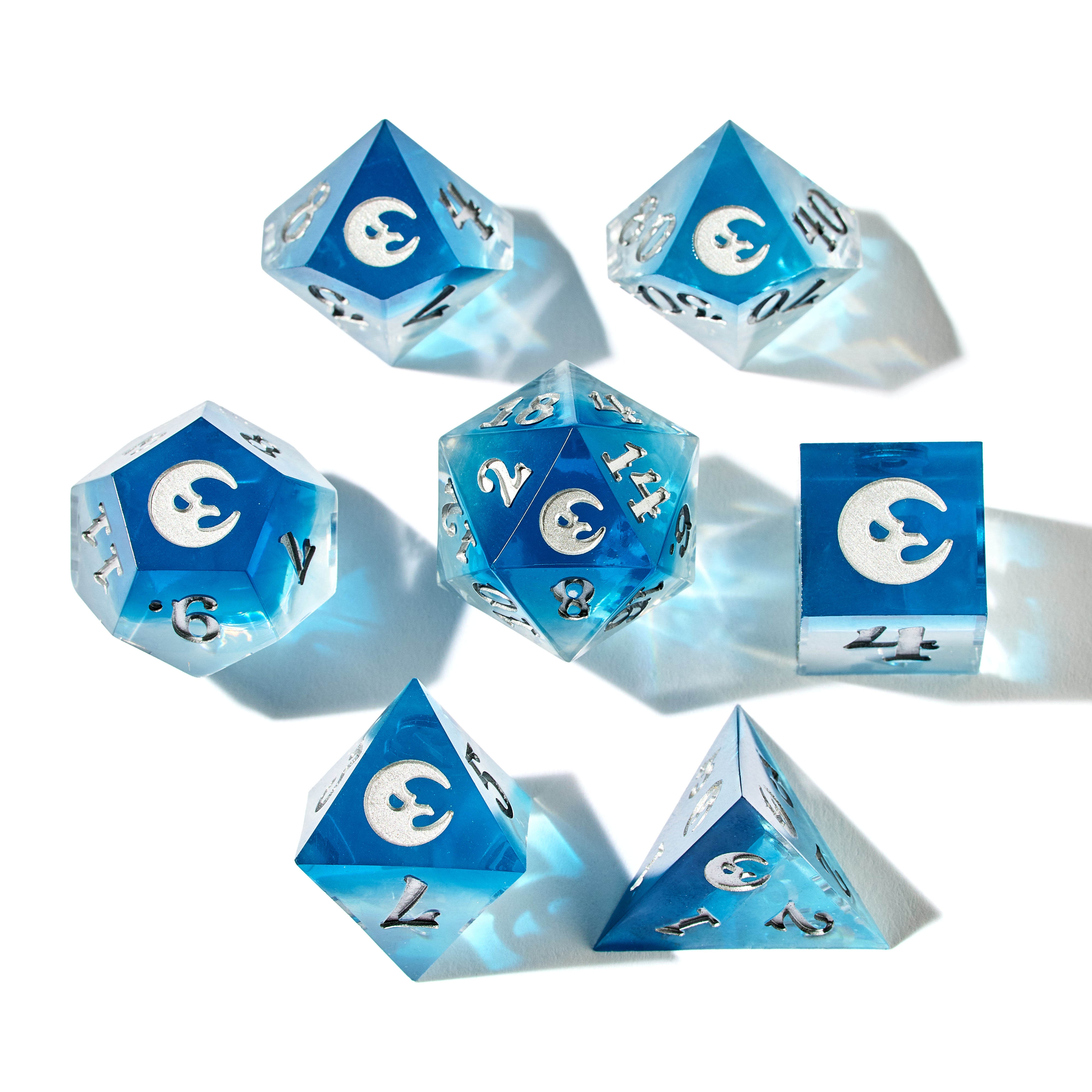 Witch Moon Resin Dice Set