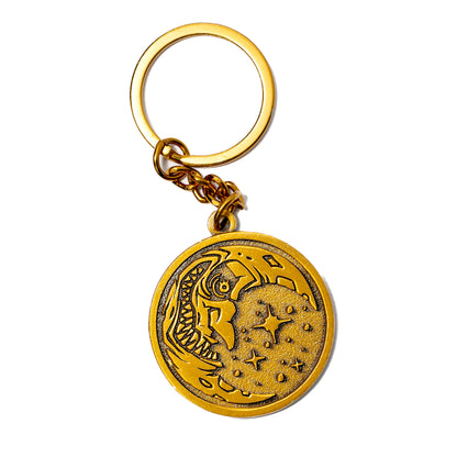 Crooked Moon Keychain