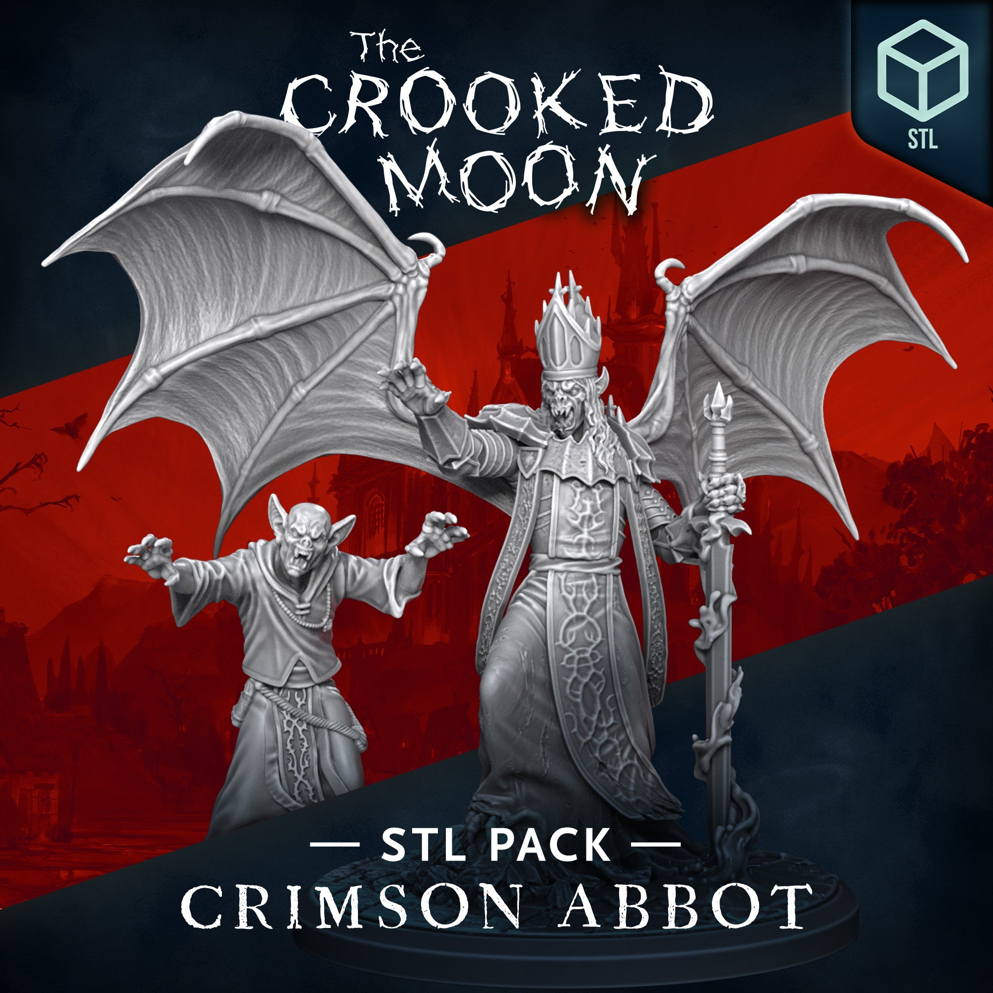 Crimson Abbot Boss & Minion STL Pack