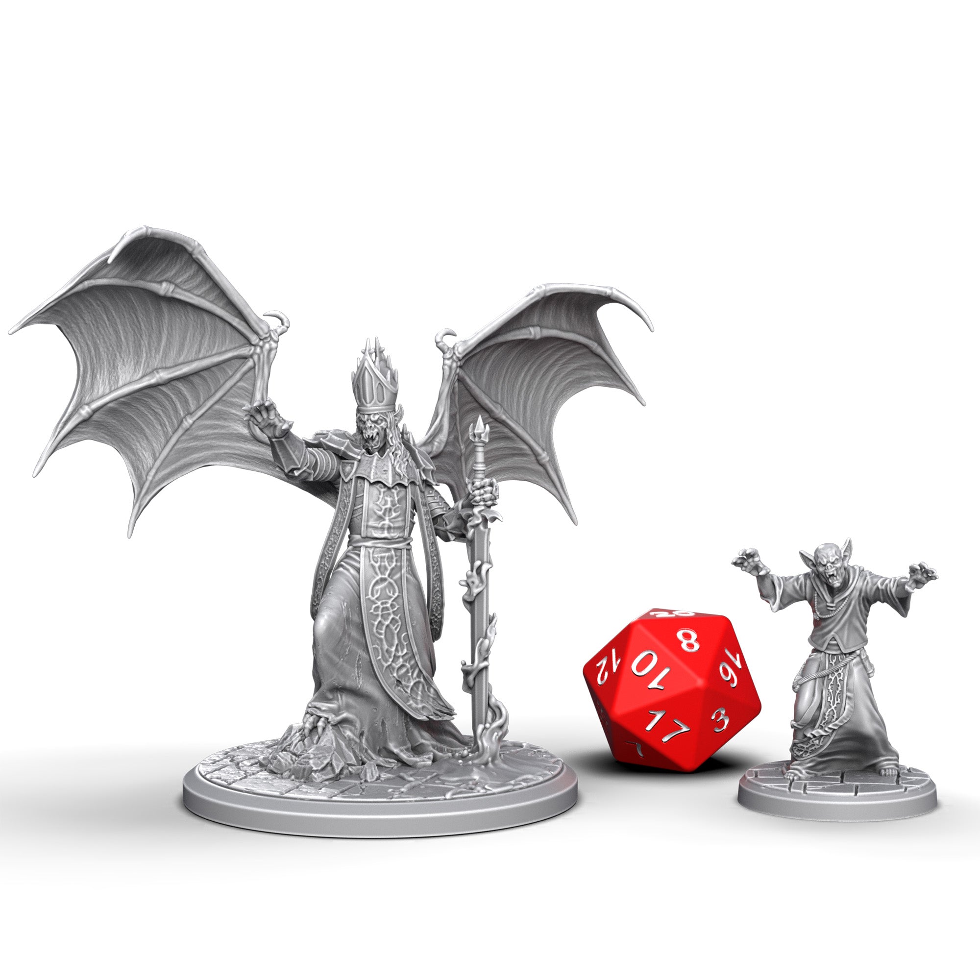 Crooked Moon Digital Boss & Minion Miniatures STL Bundle