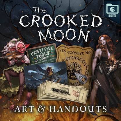 Crooked Moon Digital Artwork & Handout Pack