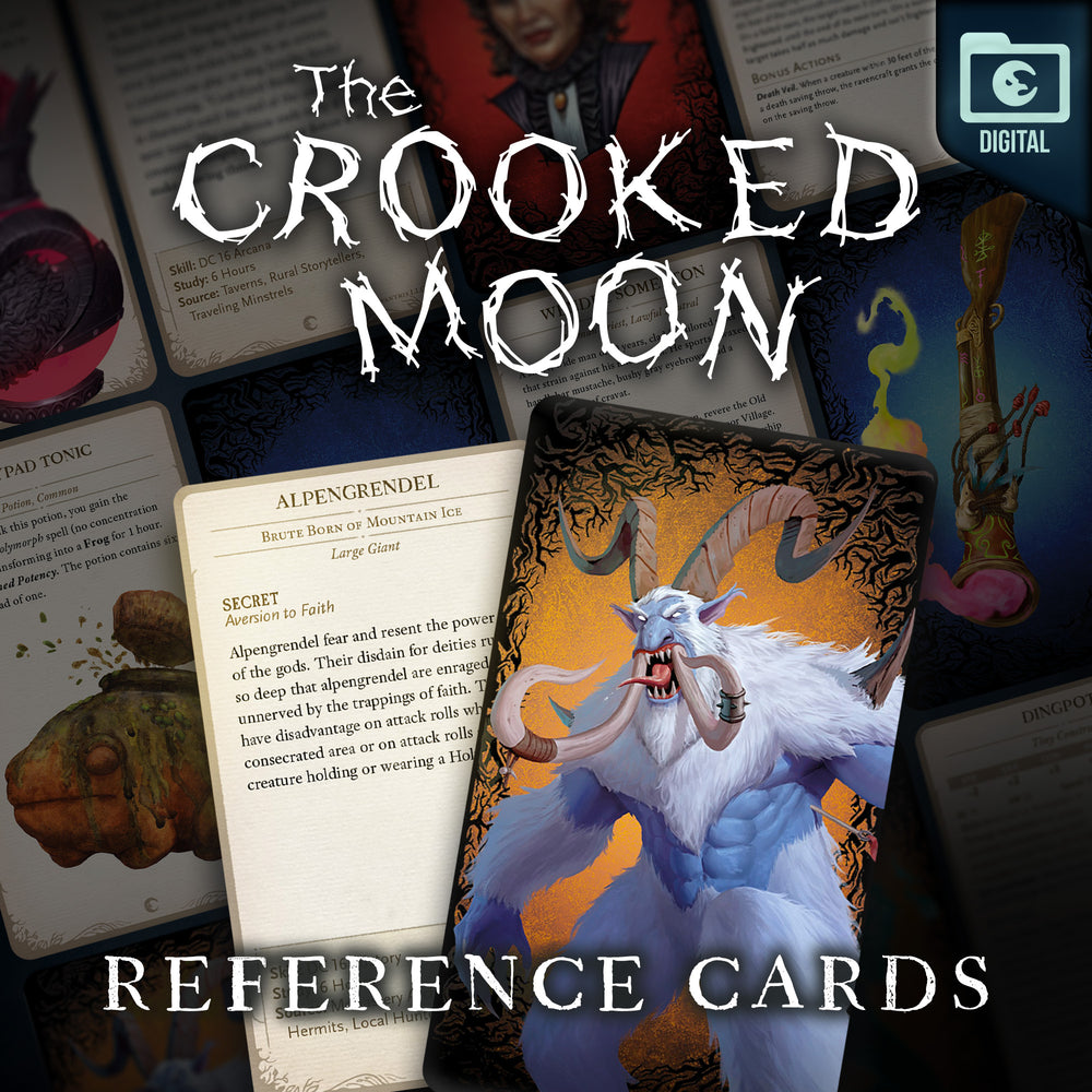 Crooked Moon Races Crooked Moon Printable Character Sheets and Handouts – Avantris ...