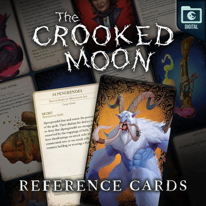 Crooked Moon Digital Reference Cards