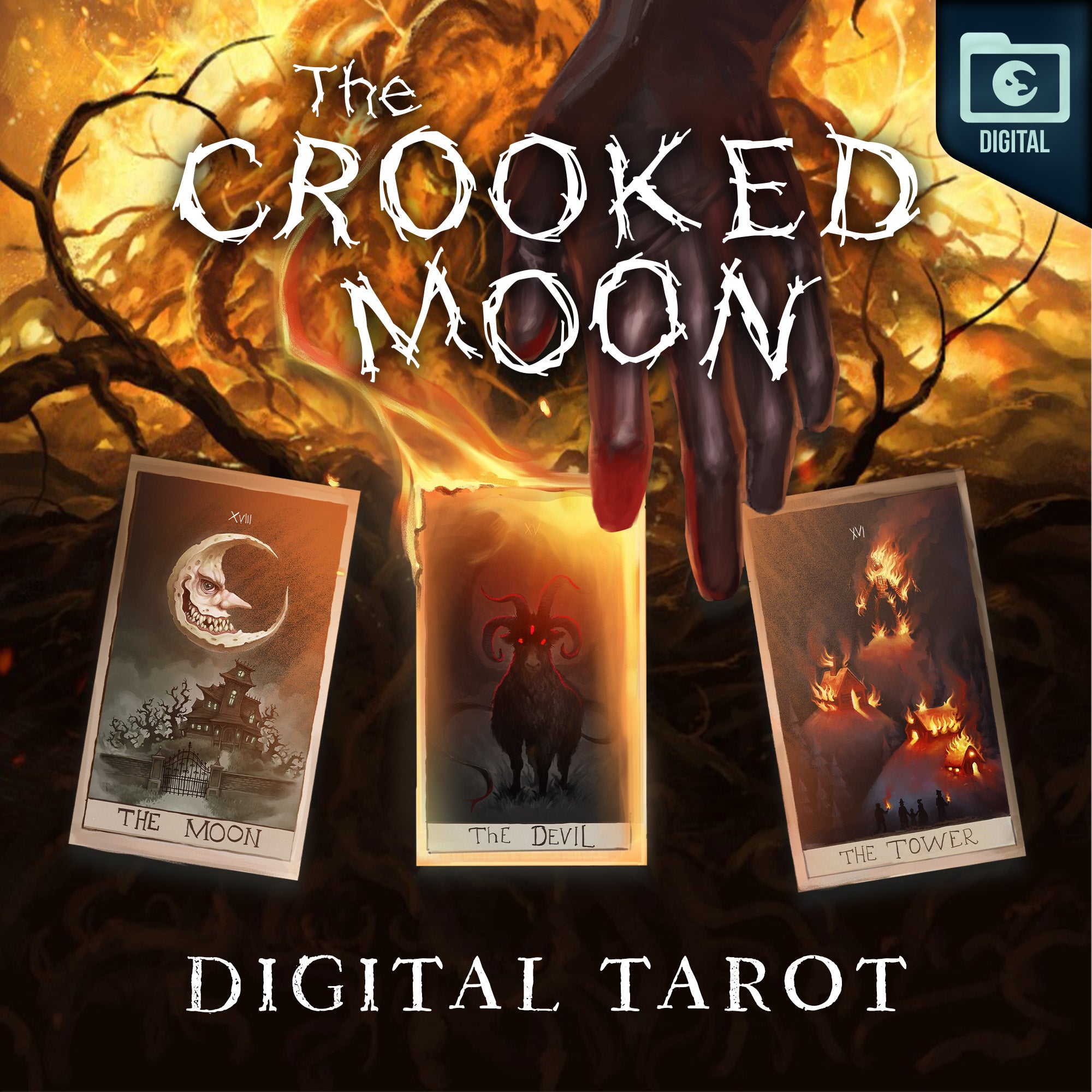 Crooked Moon Digital Tarot Deck and Guide Book PDF