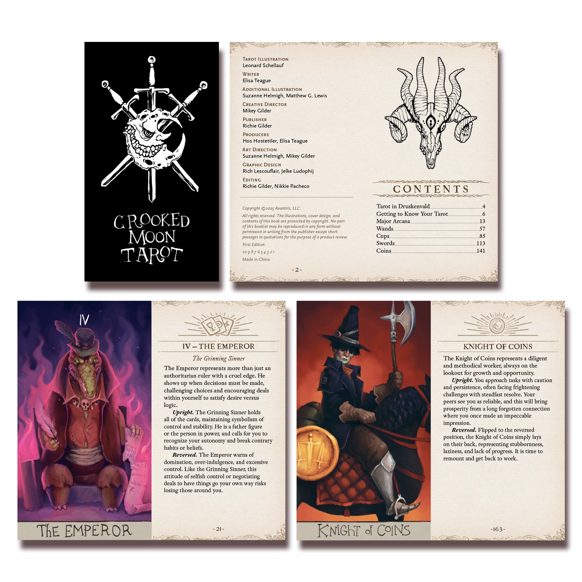 Crooked Moon Digital Tarot Deck and Guide Book PDF
