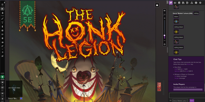 The Honk Legion VTT Integration - Roll20 All-In Digital Dynamic Bundle