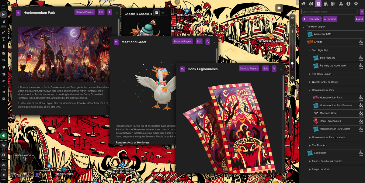 The Honk Legion - Digital Bundle (Roll20)