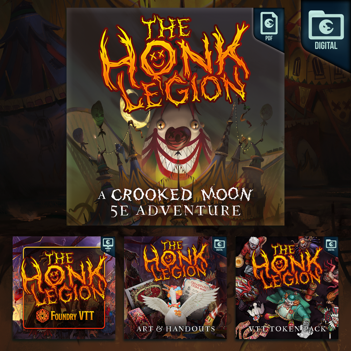 The Honk Legion - Digital Bundle (Foundry VTT)
