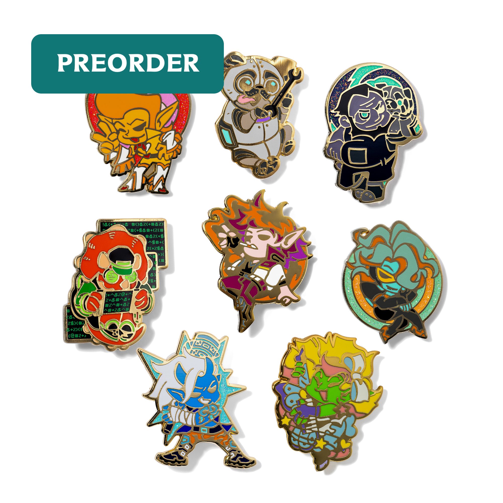 Stardust Rhapsody Full Party Enamel Pin Bundle [Pre-Order]