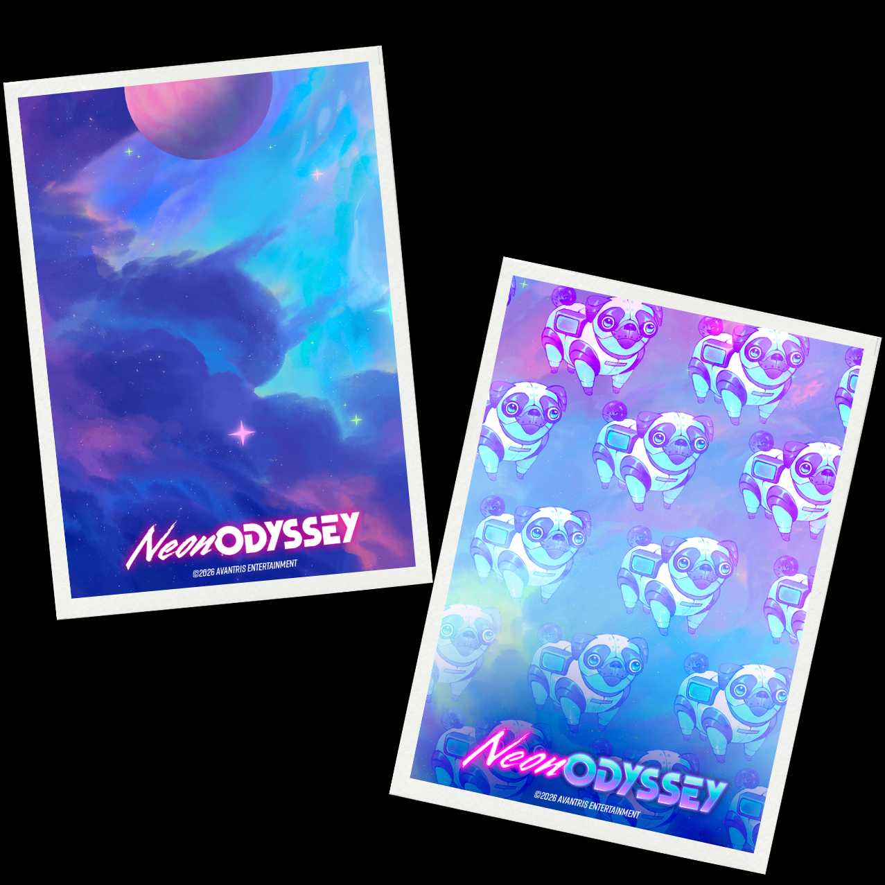 Free Digital Wallpapers: Neon Odyssey Collection